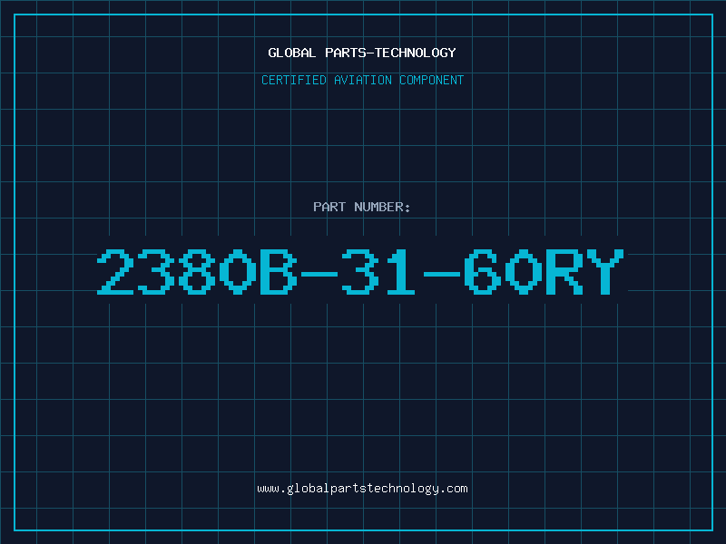 Aviation Part 2380B-31-60RY