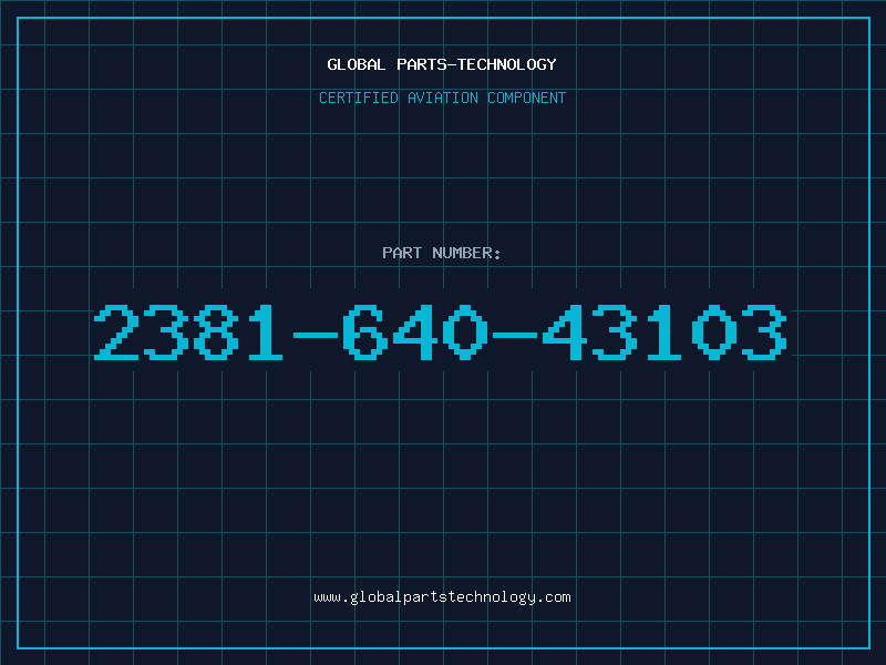 Aviation Part 2381-640-43103