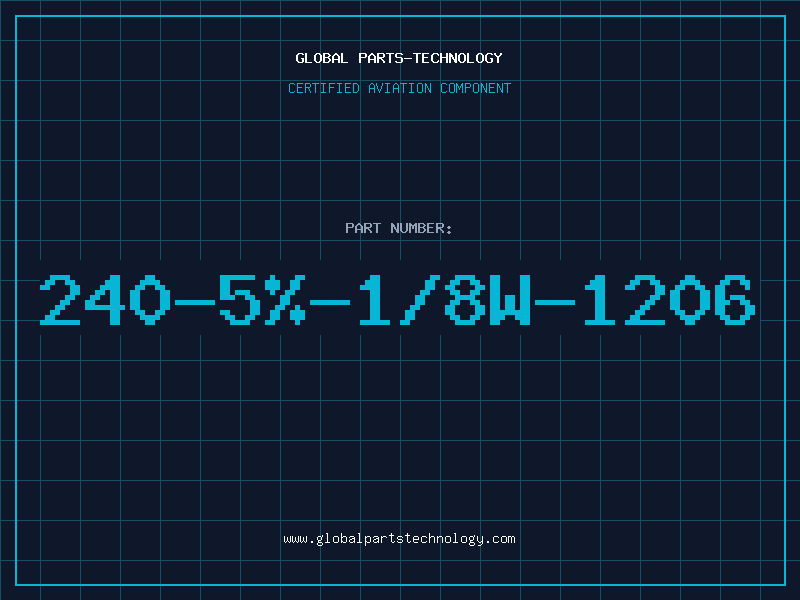 Aviation Part 240-5%-1/8W-1206