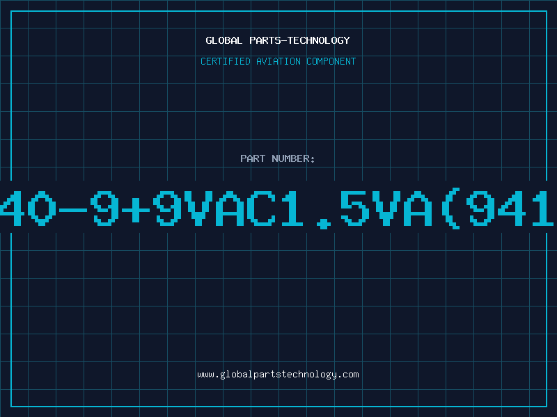Aviation Part 240-9+9VAC1.5VA(9415