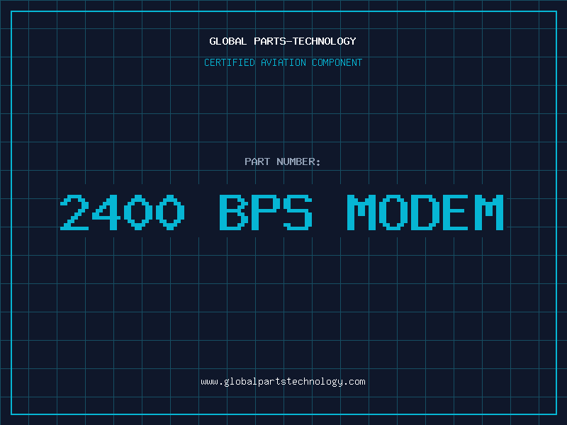 Aviation Part 2400 BPS MODEM