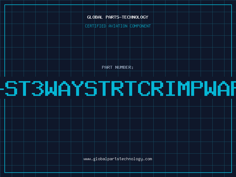 Aviation Part 2400-03-ST3WAYSTRTCRIMPWAFER0.156