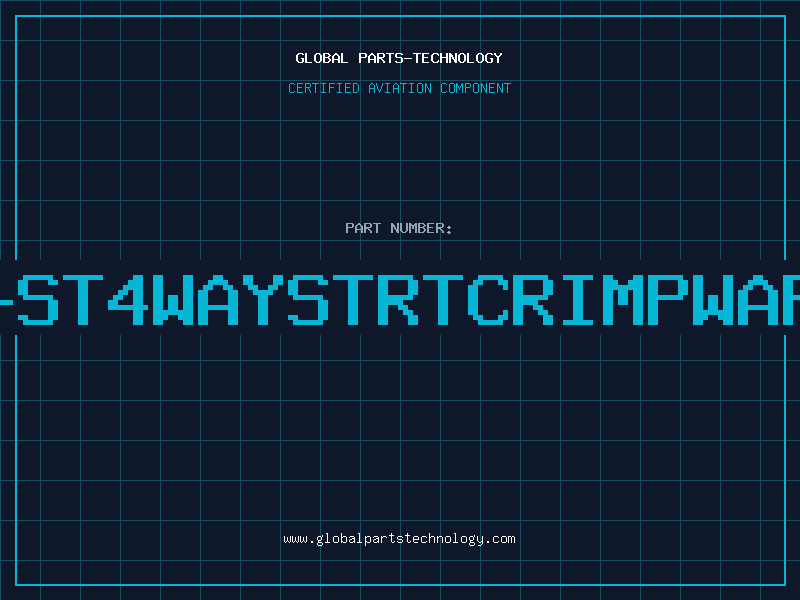 Aviation Part 2400-04-ST4WAYSTRTCRIMPWAFER0.156