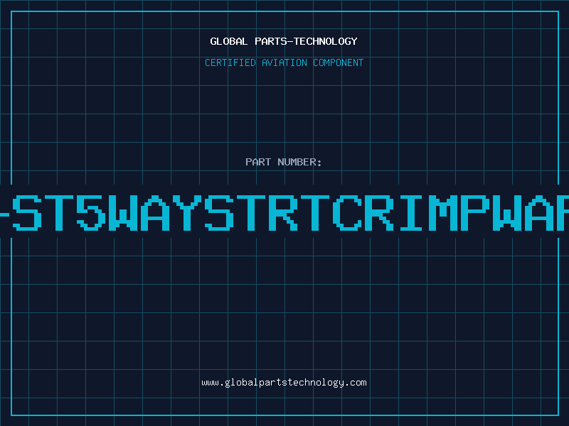 Aviation Part 2400-05-ST5WAYSTRTCRIMPWAFER0.156
