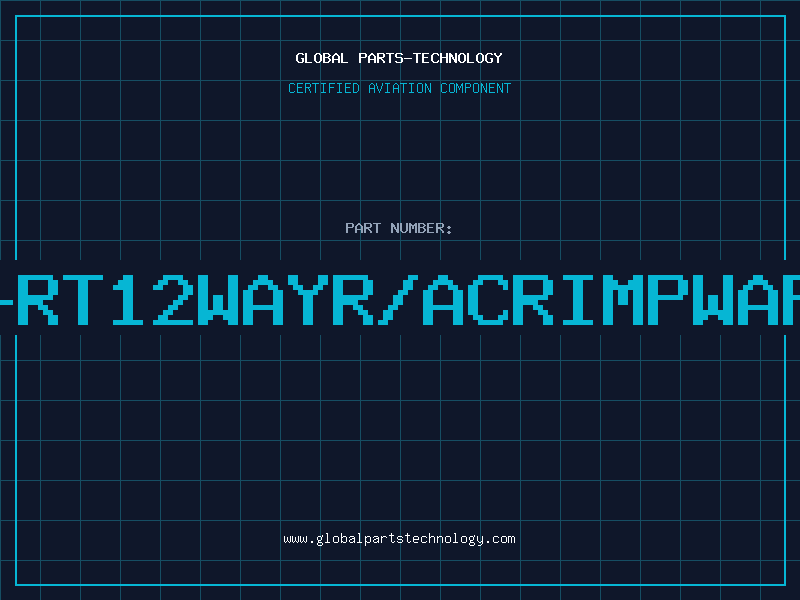 Aviation Part 2400-12-RT12WAYR/ACRIMPWAFER0.156