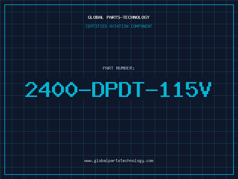 Aviation Part 2400-DPDT-115V