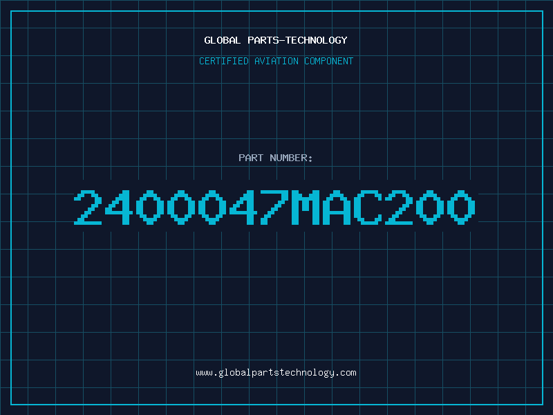 Aviation Part 2400047MAC200