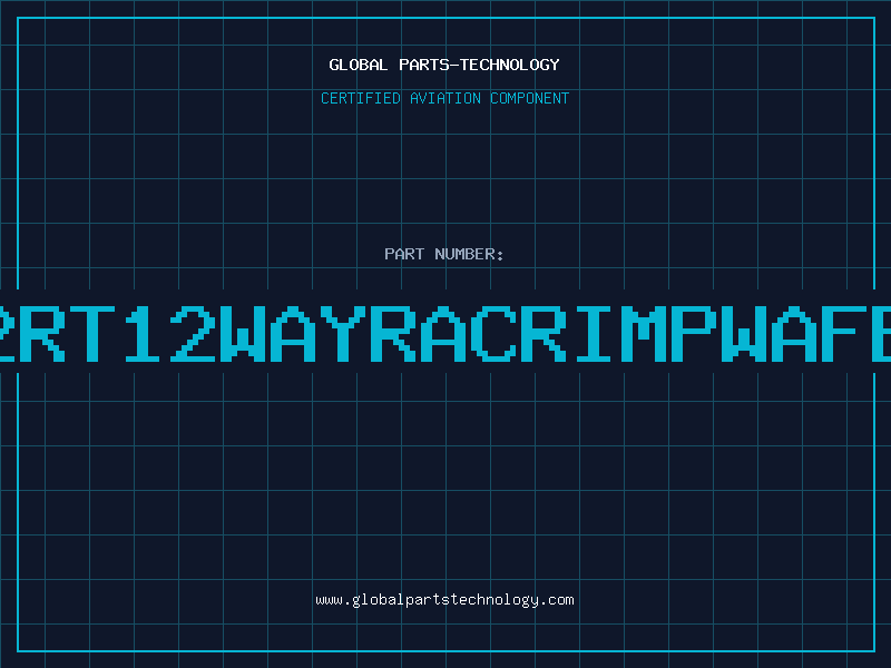Aviation Part 240012RT12WAYRACRIMPWAFER0156