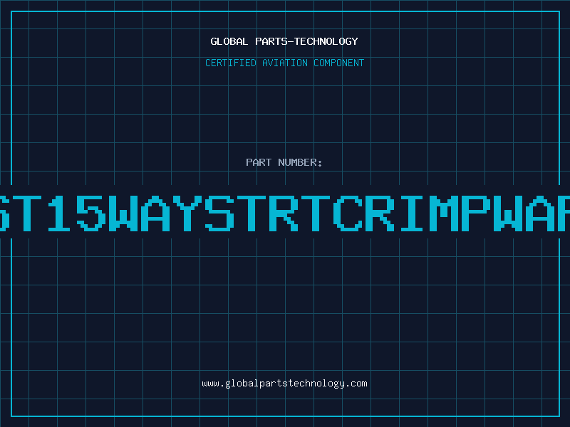 Aviation Part 240015ST15WAYSTRTCRIMPWAFER0156