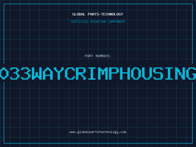 Aviation Part 2410-033WAYCRIMPHOUSING0.156