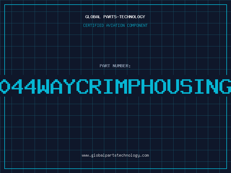 Aviation Part 2410-044WAYCRIMPHOUSING0.156