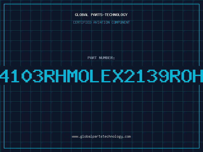 Aviation Part 24103RHMOLEX2139ROHS