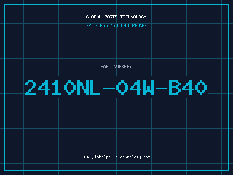 Aviation Part 2410NL-04W-B40