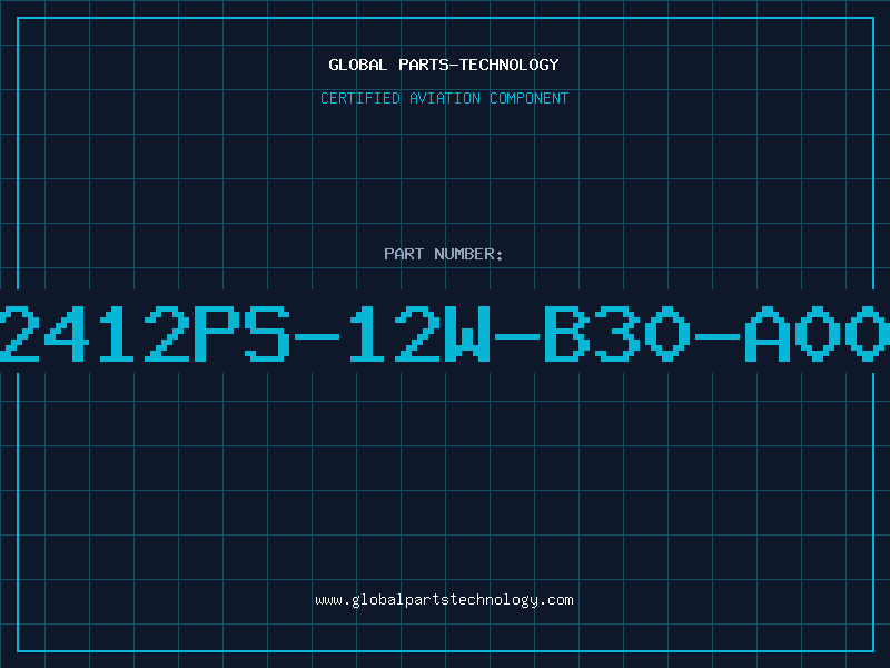 Aviation Part 2412PS-12W-B30-A00