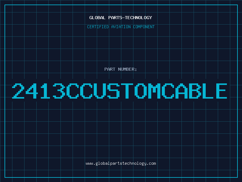 Aviation Part 2413CCUSTOMCABLE