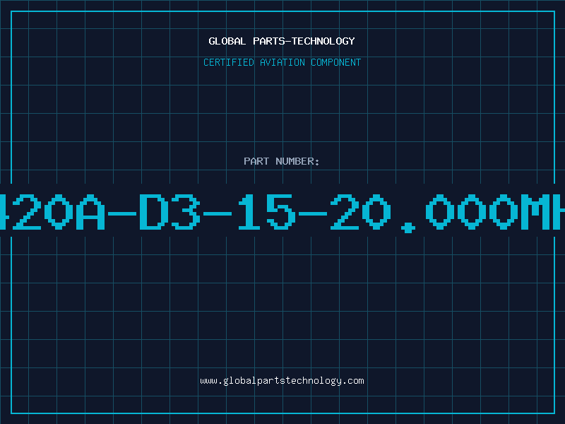 Aviation Part 2420A-D3-15-20.000MHZ