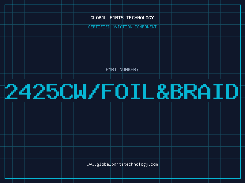 Aviation Part 2425CW/FOIL&BRAID