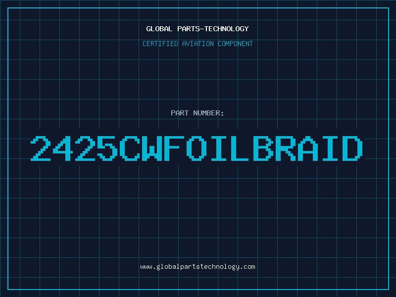 Aviation Part 2425CWFOILBRAID