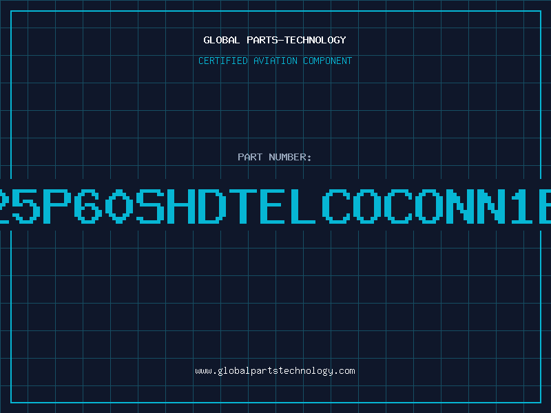 Aviation Part 2425P60SHDTELCOCONN1END