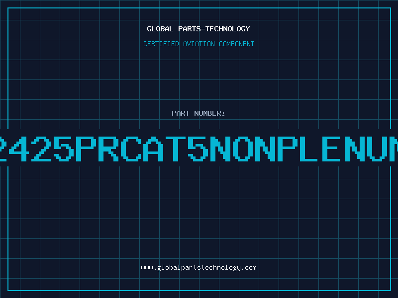 Aviation Part 2425PRCAT5NONPLENUM
