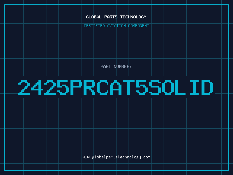 Aviation Part 2425PRCAT5SOLID