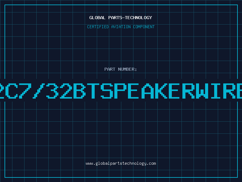 Aviation Part 242C7/32BTSPEAKERWIREPV
