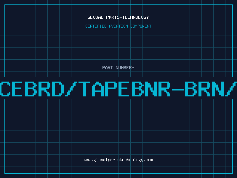 Aviation Part 242CEBRD/TAPEBNR-BRN/WHT