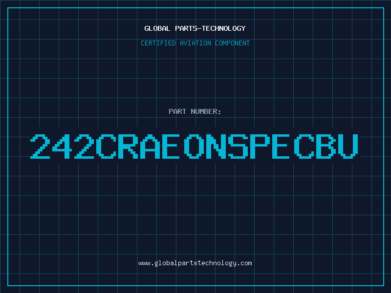 Aviation Part 242CRAEONSPECBU
