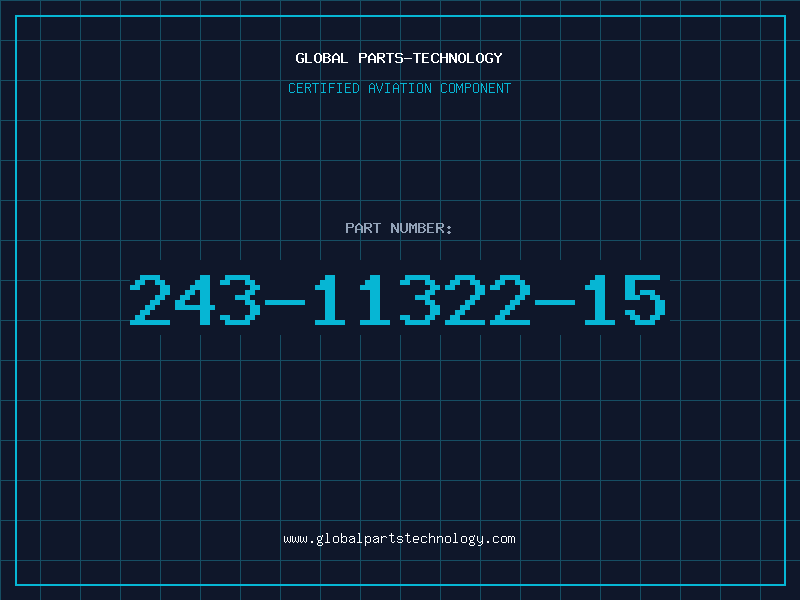 Aviation Part 243-11322-15