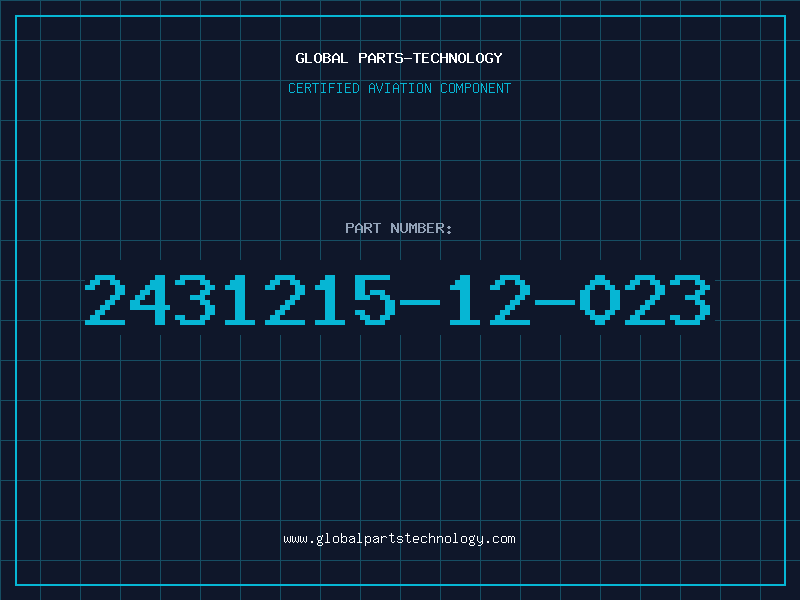 Aviation Part 2431215-12-023