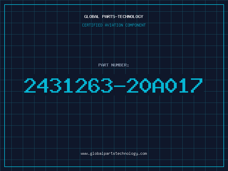 Aviation Part 2431263-20A017