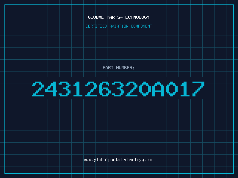 Aviation Part 243126320A017