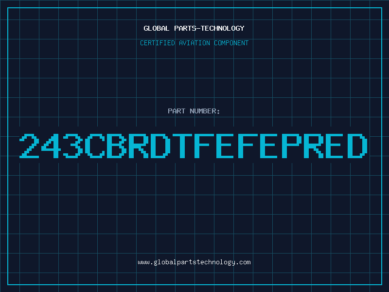 Aviation Part 243CBRDTFEFEPRED