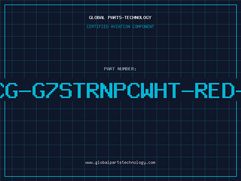 Aviation Part 243CG-G7STRNPCWHT-RED-RED