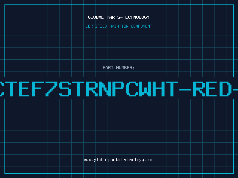 Aviation Part 243CTEF7STRNPCWHT-RED-RED