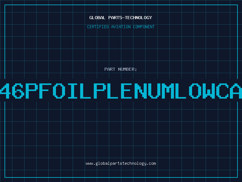 Aviation Part 246PFOILPLENUMLOWCAP