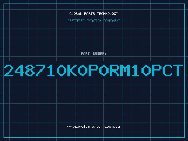 Aviation Part 248710K0P0RM10PCT