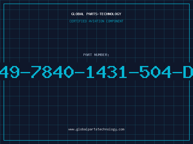 Aviation Part 249-7840-1431-504-DL