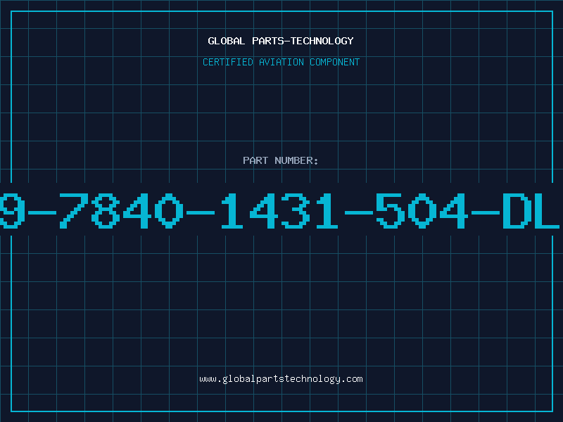 Aviation Part 249-7840-1431-504-DLCO
