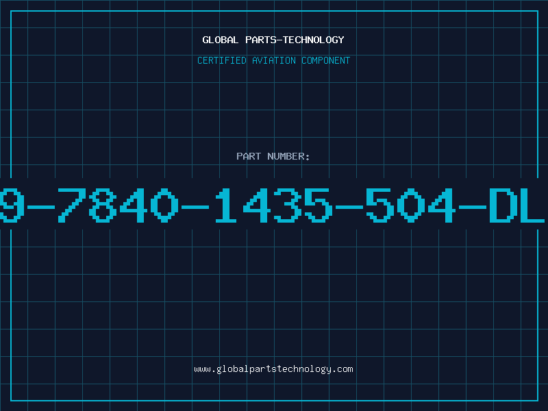 Aviation Part 249-7840-1435-504-DLCO