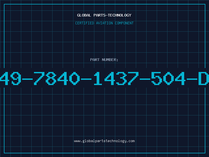 Aviation Part 249-7840-1437-504-DL