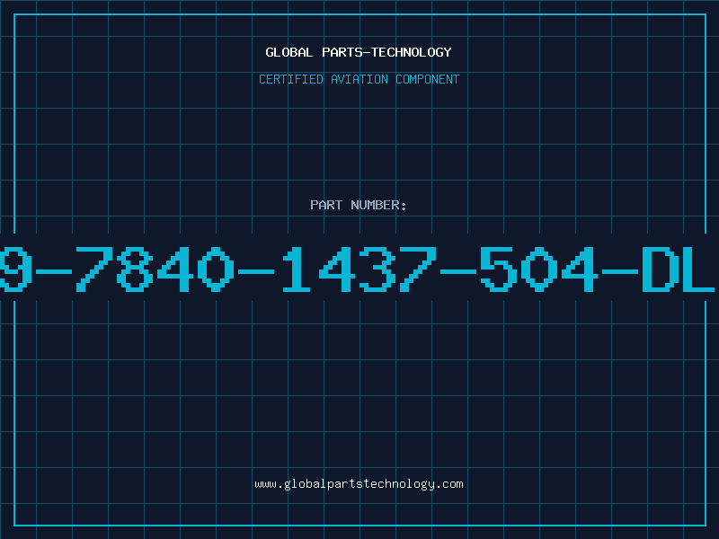 Aviation Part 249-7840-1437-504-DLCO