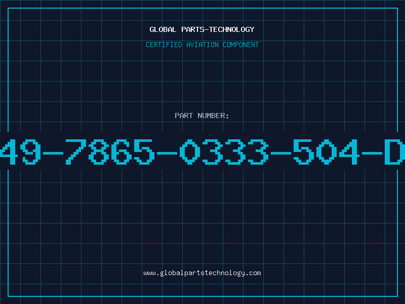 Aviation Part 249-7865-0333-504-DL