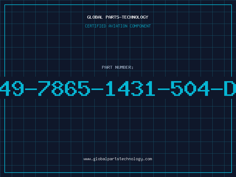 Aviation Part 249-7865-1431-504-DL