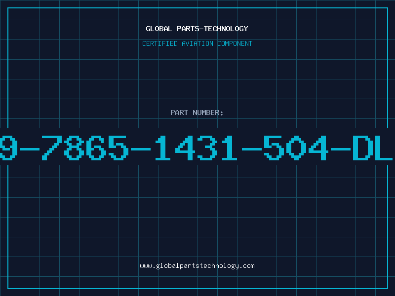 Aviation Part 249-7865-1431-504-DLCO