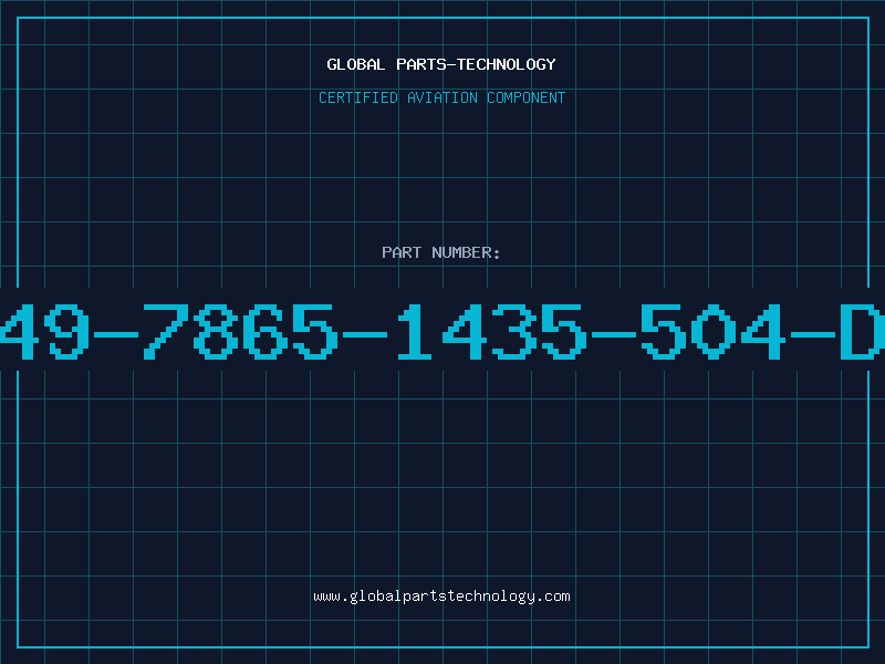 Aviation Part 249-7865-1435-504-DL
