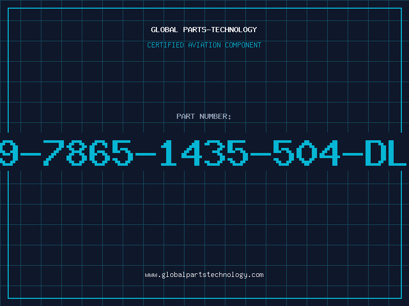 Aviation Part 249-7865-1435-504-DLCO