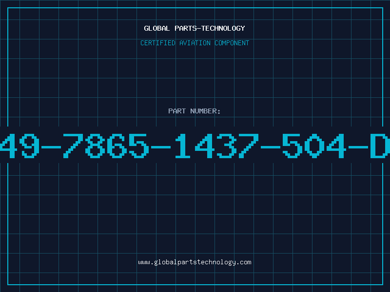 Aviation Part 249-7865-1437-504-DL