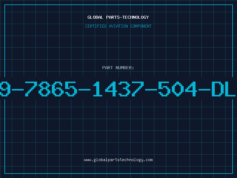Aviation Part 249-7865-1437-504-DLCO
