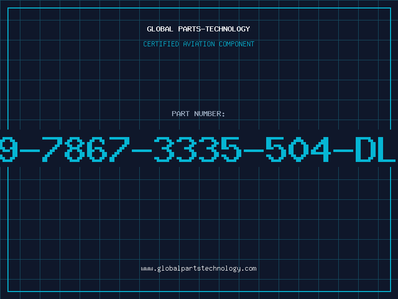Aviation Part 249-7867-3335-504-DLCO